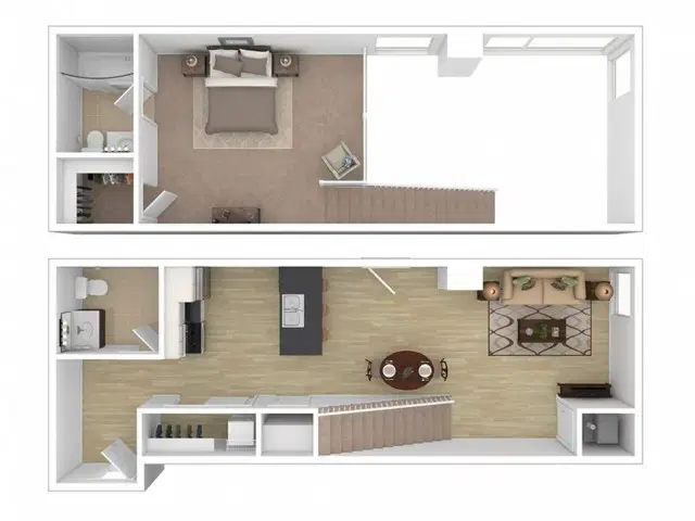 Yugo Madison Lux, Madison – 1 Bed 1.5 Bath Townhome