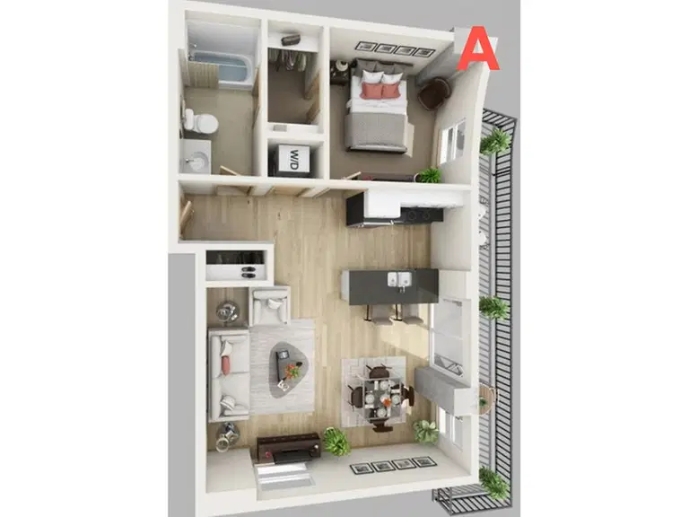 Yugo Madison Lux, Madison – 1 Bed 1 Bath Deluxe