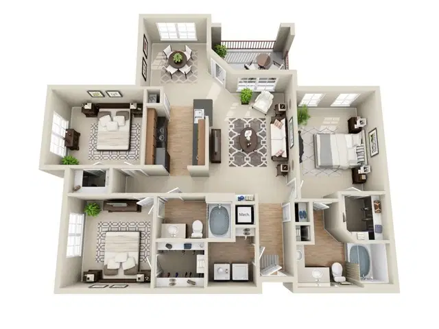 Sorrento at Tuscan Lakes, League City – 3 Beds 2 Baths