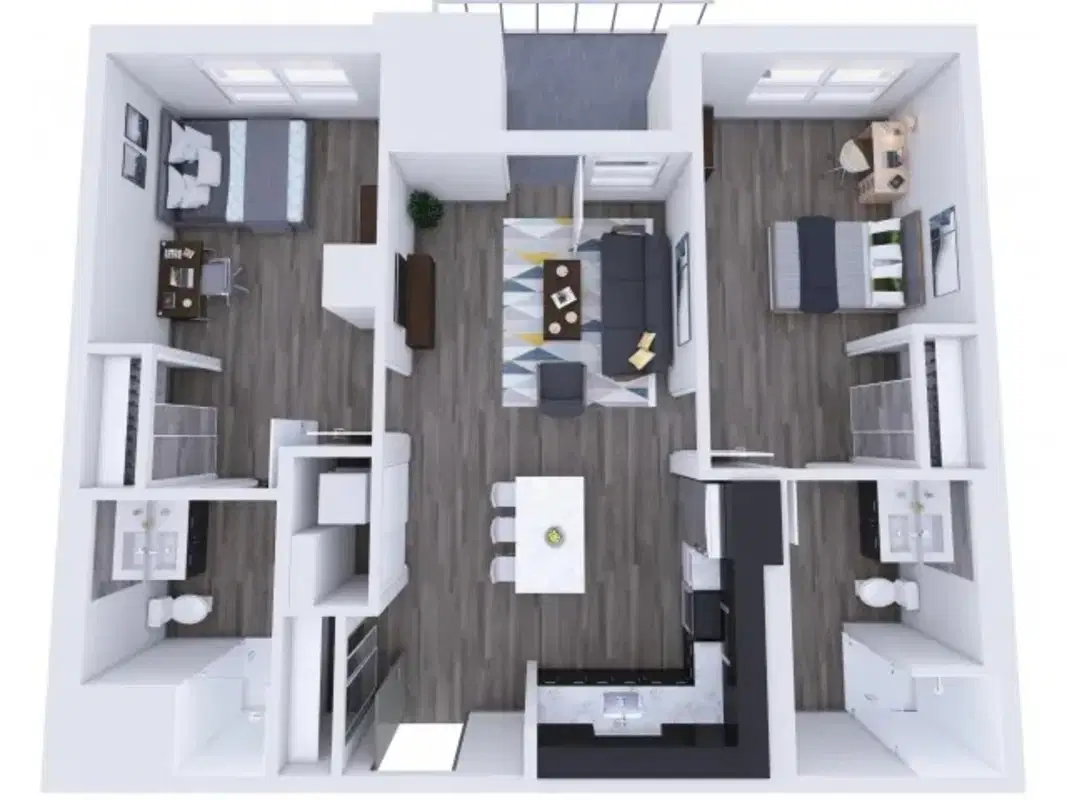 The Link Minneapolis, Minneapolis – Room in 2 Bedroom 2 Bathroom | 2x2 A