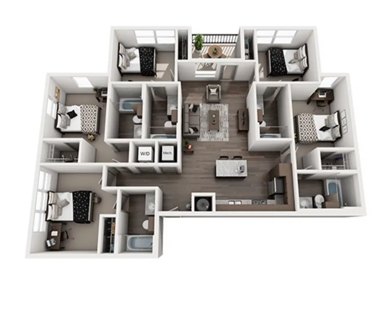 Saga Reno, Reno – Room in 5 Bedroom 5 Bathroom | E1