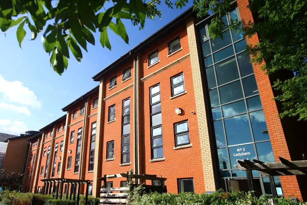Ladybarn House, Manchester – Exterior