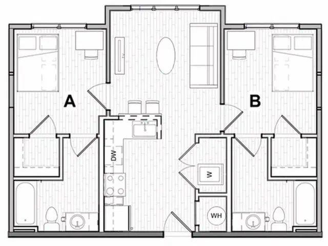 Uncommon Wilmington, Wilmington – Room in 2 Bedroom 2 Bathroom | 2x2