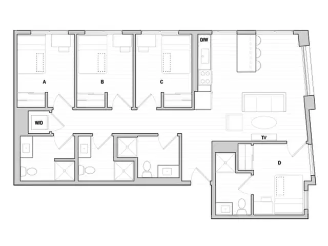 Uncommon Reno, Reno – Room in 4 Bedroom 4 Bathroom | 4x4