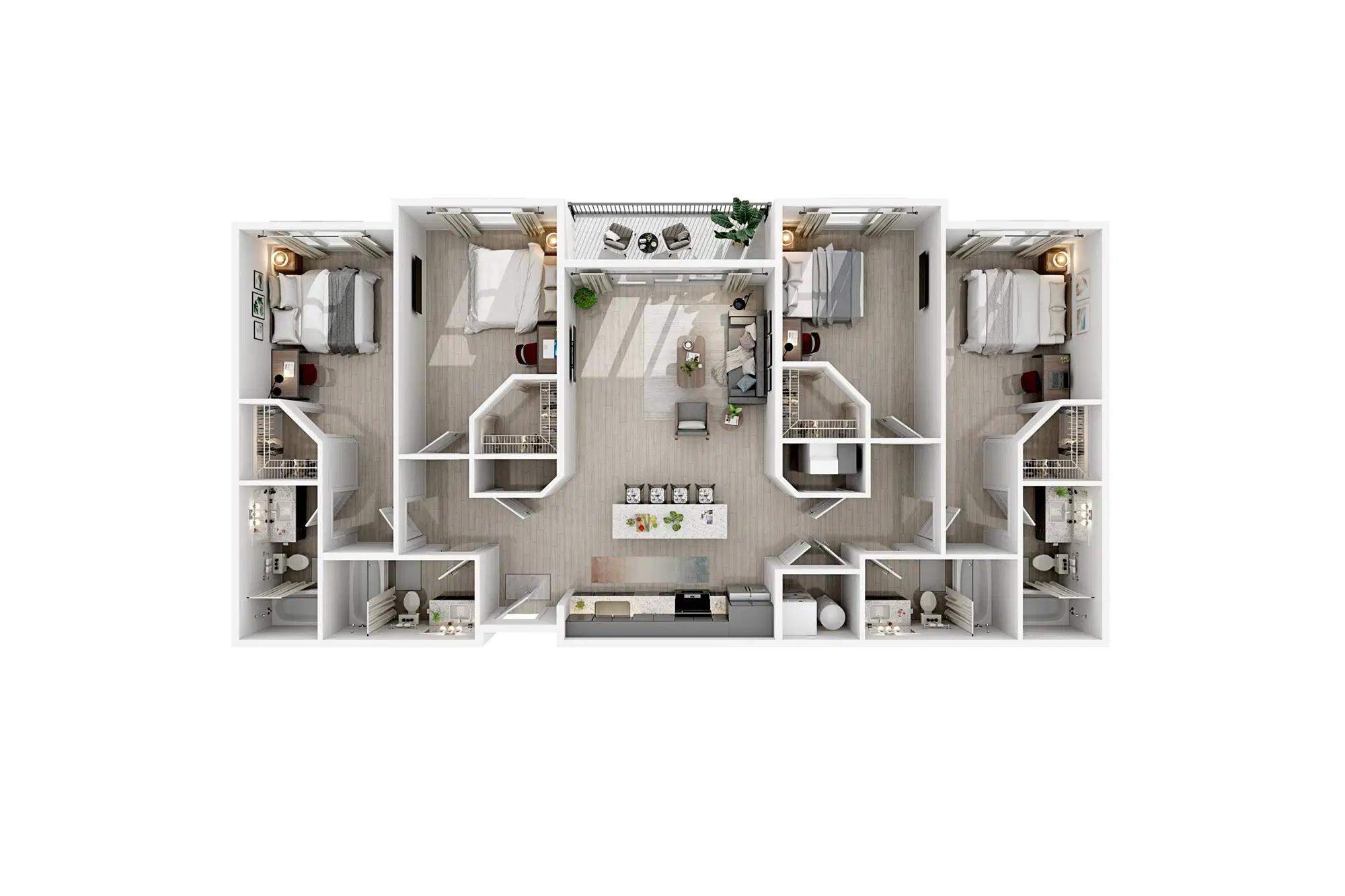 The Flight, Dayton – Room in 4 bed 4 bath