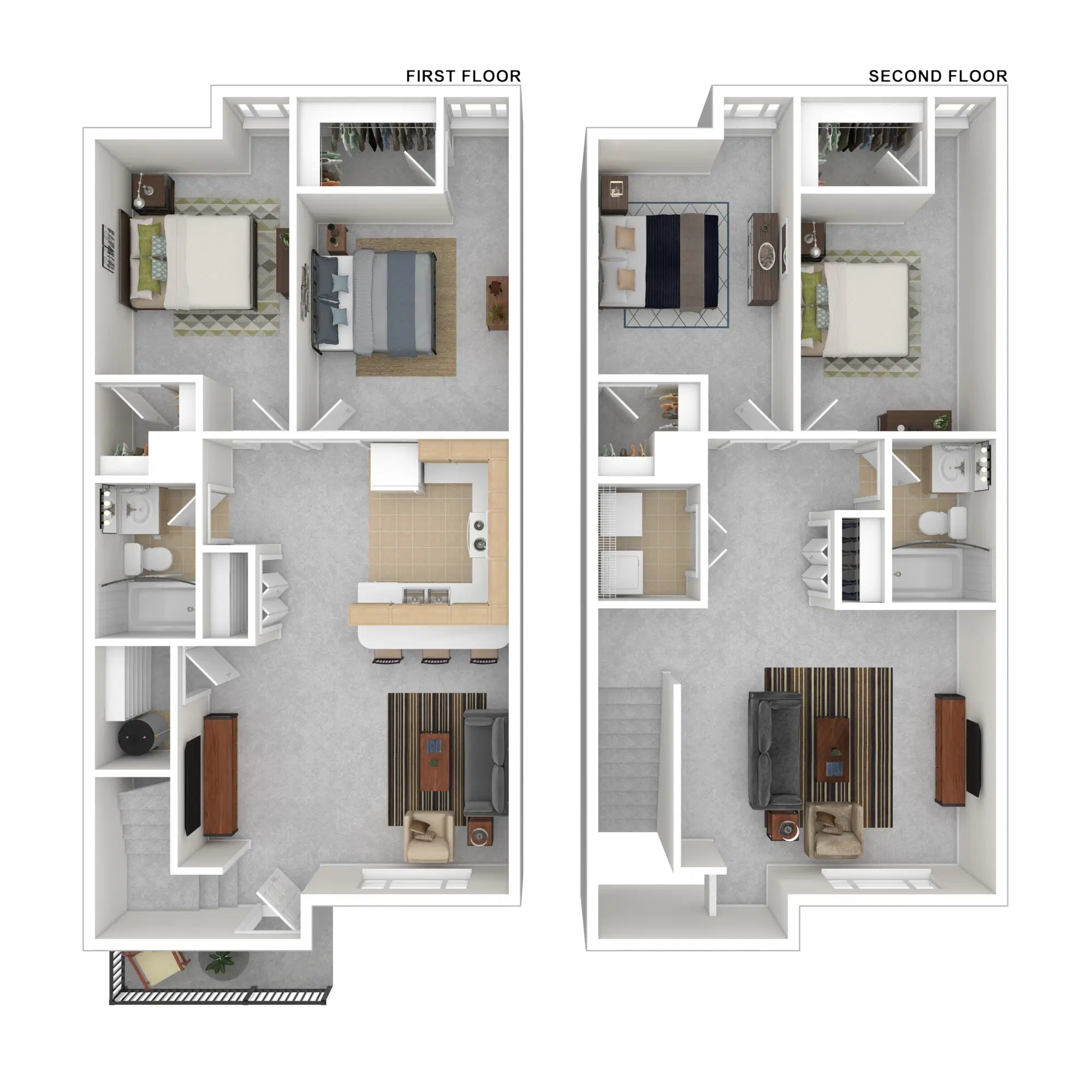 Maple Ridge Townhomes, Blacksburg – 4 Bedroom Luxury Room in 4 Bedroom 2 Bathroom