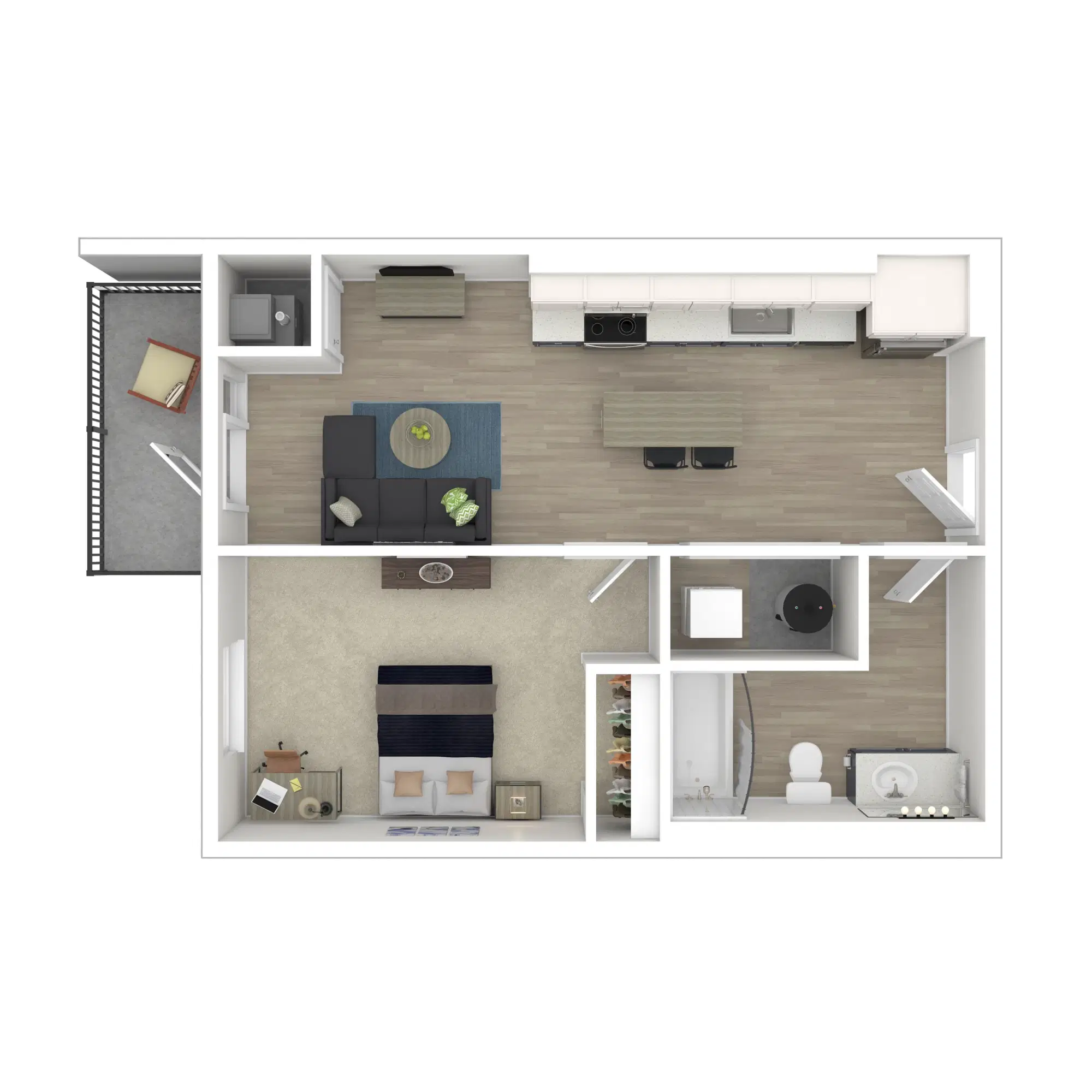 Ascend, Richmond – 1 Bedroom 1 Bathroom | 1X1 A