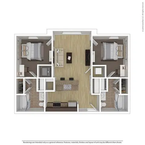 Irish Flats, South Bend – Room in 2 Bedroom 2 Bathroom