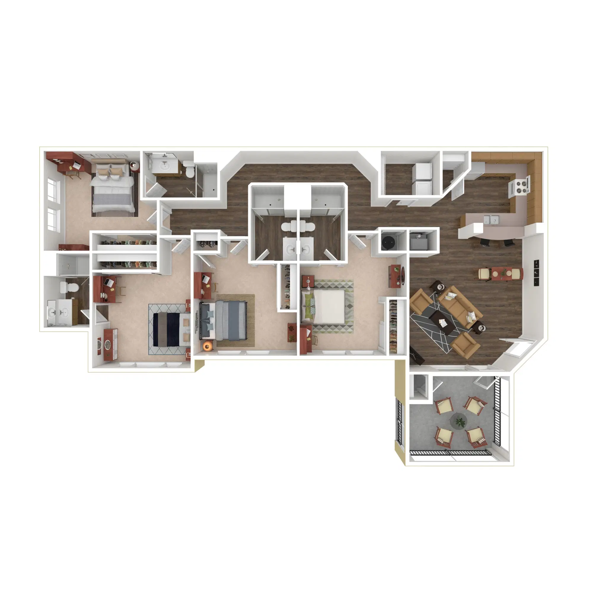 Hideaway Gainesville, Gainesville – Room in 4 Bedroom 4 Bathroom | 4B4B