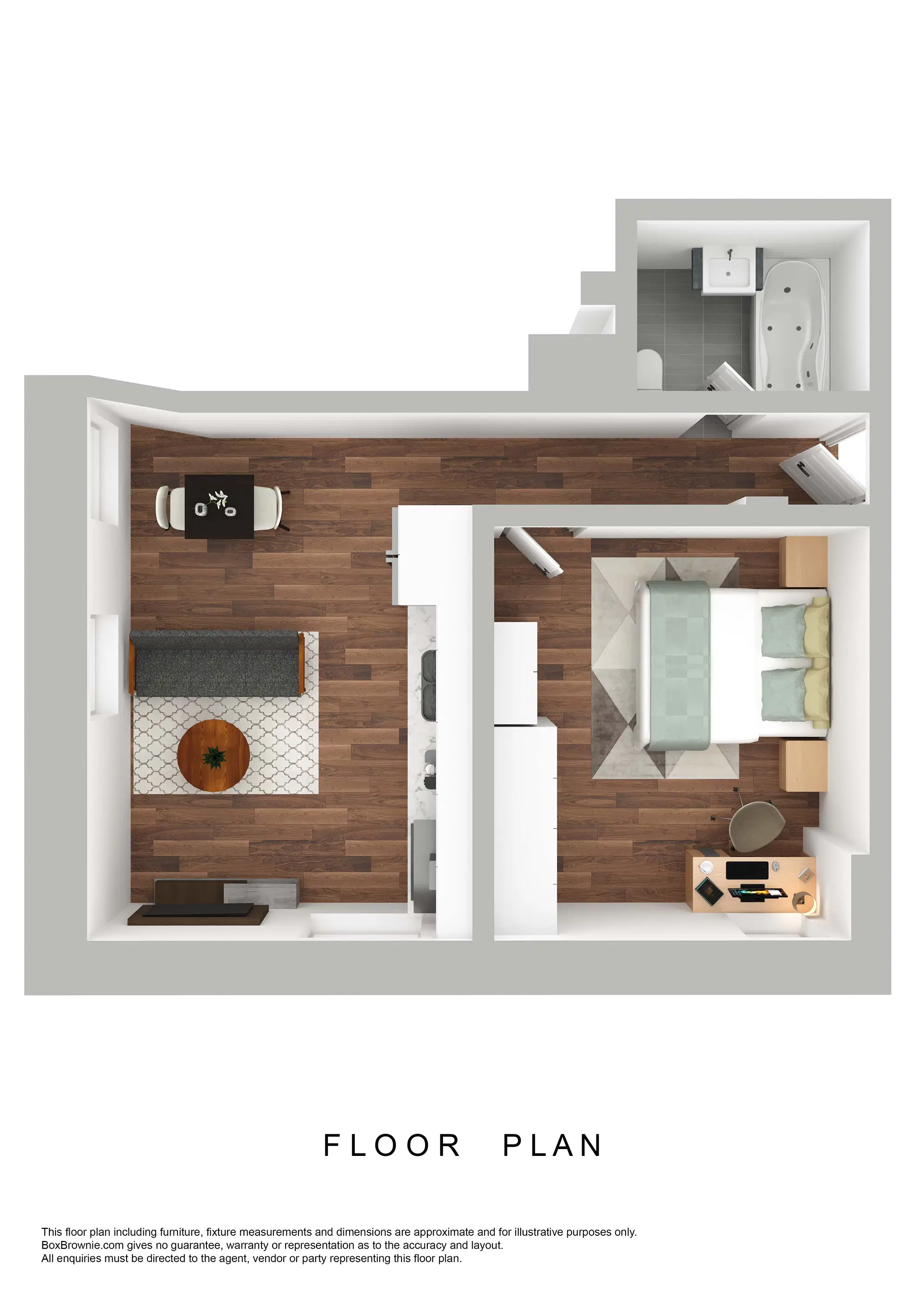 Hamilton Court, Philadelphia – 1 Bedroom 1 Bathroom | 1 BR K1