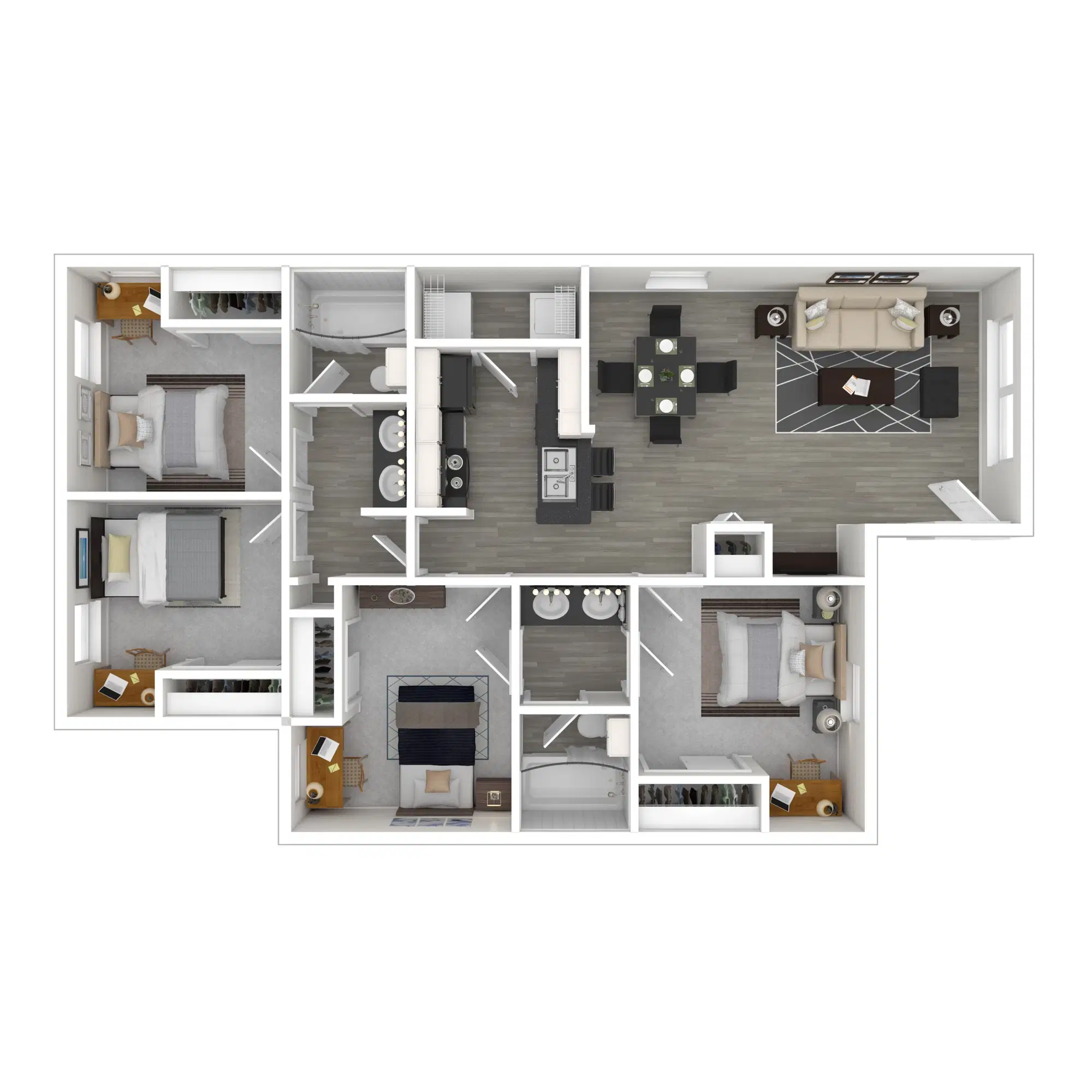 The Verge, Orlando – Room in 4 Bedroom 2 Bathroom | 4x2