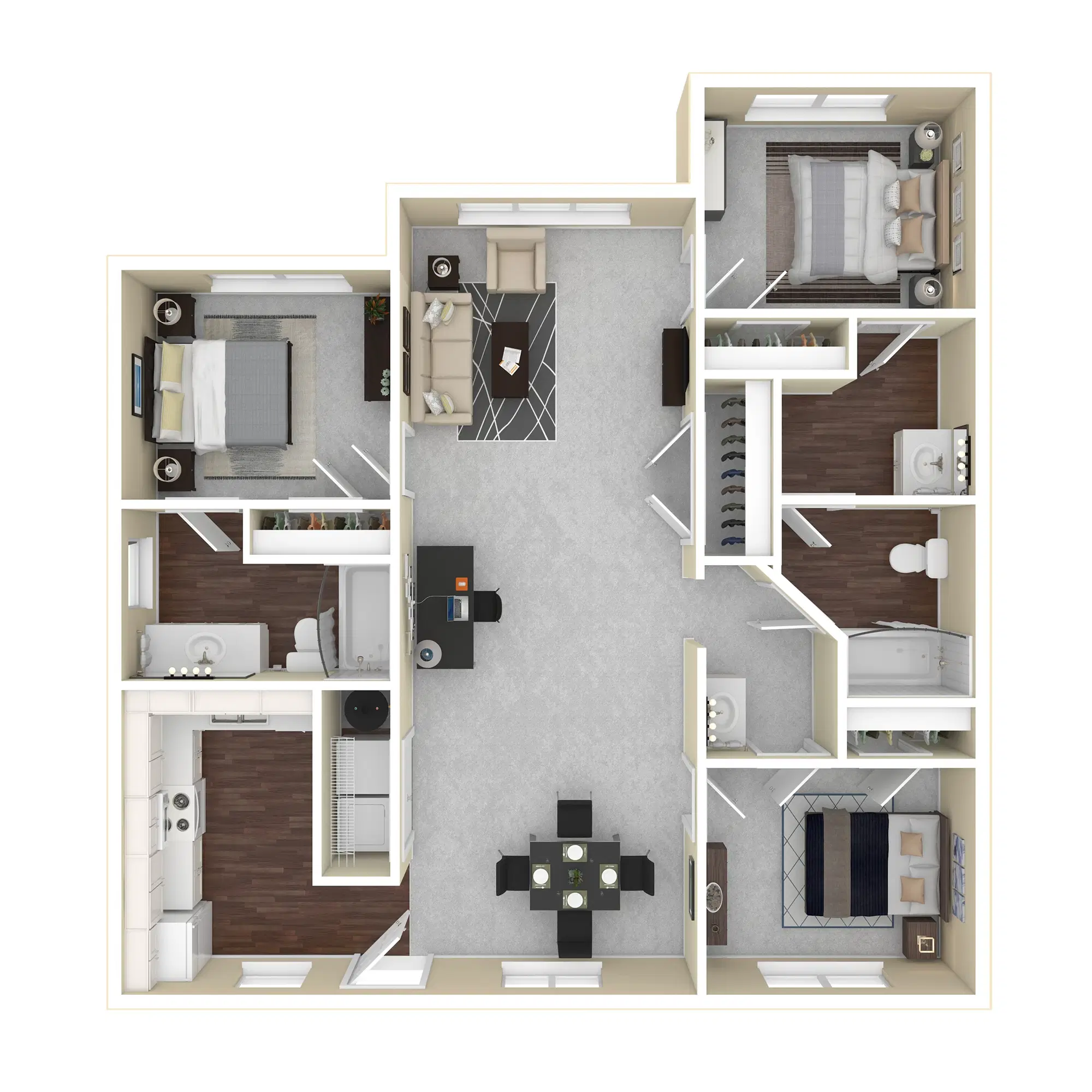 The Village of Meadowview, Boone – Room in 3 Bedroom 2 Bathroom | V3-1