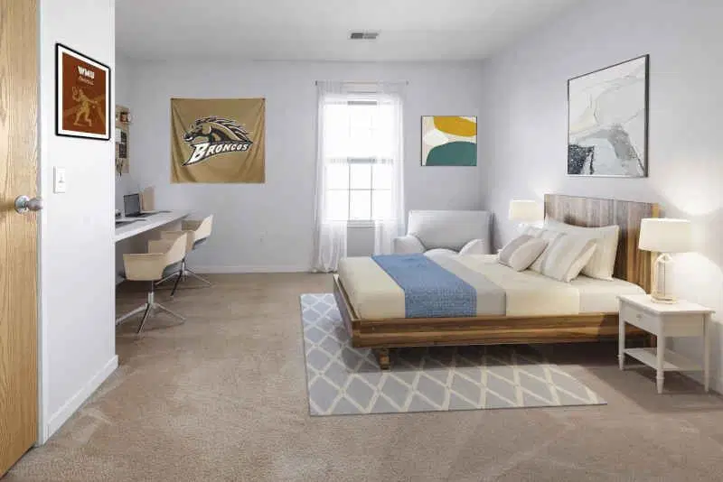The Tate On Howard, Kalamazoo – The Den Room in 3 Bedroom 2 Bathroom