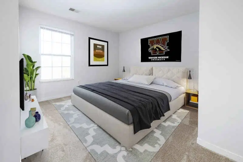 The Tate On Howard, Kalamazoo – The Western Room in 4 Bedroom 2 Bathroom